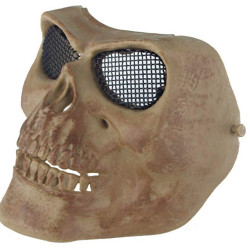 MASQUE SKULL GRILLAGE TAN