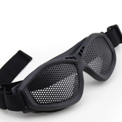 MASQUE TACTIQUE GRILLAGE NOIR