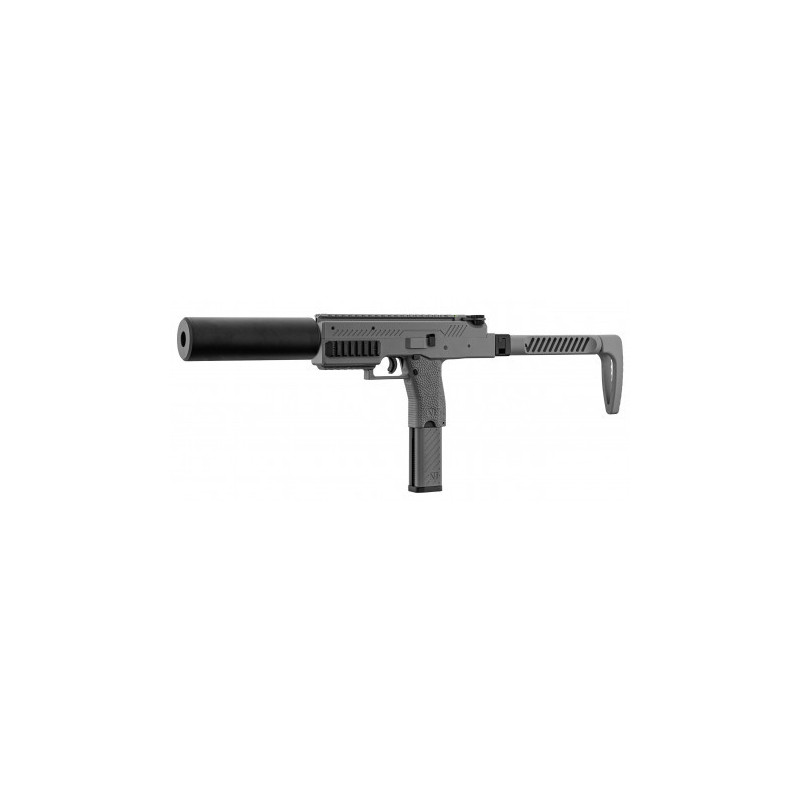 Réplique airsoft Vorsk SMG VMP-1X gris avec silencieux