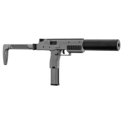 Réplique airsoft Vorsk SMG VMP-1X gris avec silencieux
