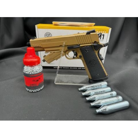 Pistolet Sig Sauer 1911 EMPEROR SCORPION CO2 1,7J Billes 4,5mm