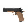 PISTOLET 6MM KP-11 GAZ METAL TAN