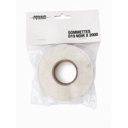GOMMETTES D19 NOIR X 2000