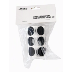 GOMMETTES CENTRE DE CIBLE NOIR DIAM 25MM X 900