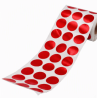 GOMMETTES CENTRE DE CIBLE ROUGE DIAM 25MM X 900