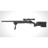 COLOMBISPORTS - REPLIQUE LONGUE 6MM SA-S02 CORE SNIPER LUNETTE ET BIPIED NOIRE