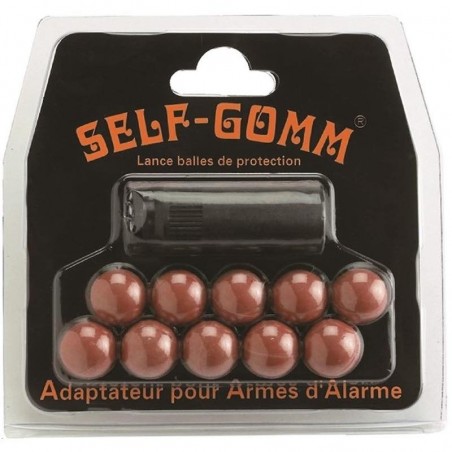Embout Gomme-Cogne SAPL pour pistolet d'alarme - M10X100