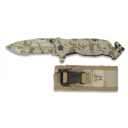 Couteau K25 revêtement Titane Haute qualité sur Bazooka-shop.fr