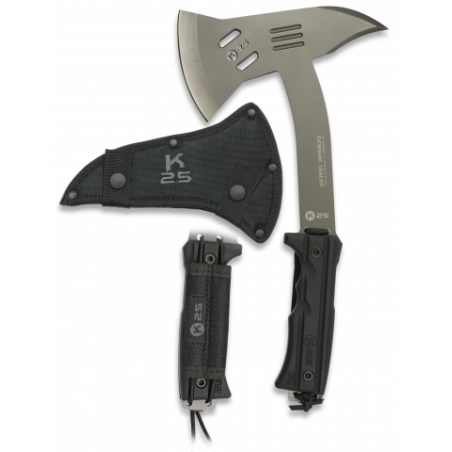 Superbe Hache K25 revêtement Titane Longueur 32 cm