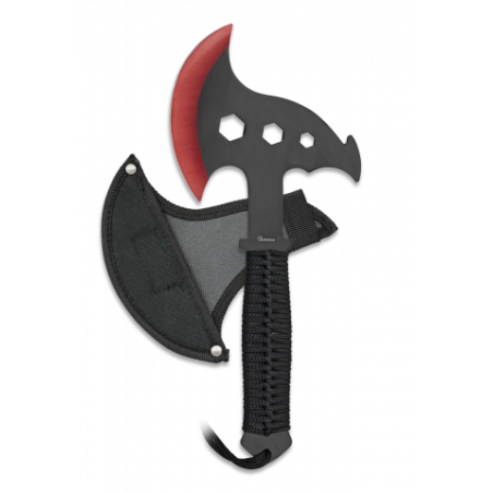 Hache de décoration Noir et rouge / Bazooka-Shop